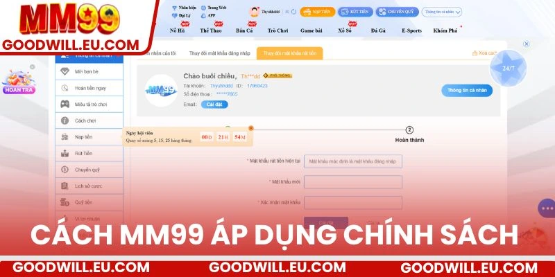 Cách MM99 áp dụng chính sách