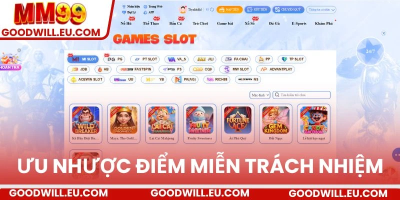 Ưu nhược điểm Miễn trách nhiệm